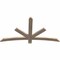 Ekena Millwork Alberta Smooth Timber Gable Bracket, Douglas Fir, 60"W x 32"H x 1 1/2"D x 3 1/2"F, 13/12 Pitch GBW060X32X0204ALB00SDF - alternate 5